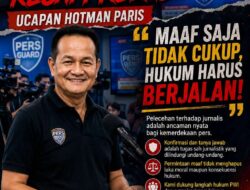 Lukai Martabat Jurnalis, KRT Ardhi Solehudin Kecam Keras Ucapan Hotman Paris: “Maaf Saja Tidak Cukup, Hukum Harus Berjalan!”