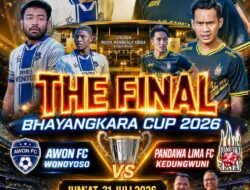 THE FINAL BHAYANGKARA CUP 2026: Puncak Pertarungan Awon FC Wonoyoso vs Pandawa Lima FC Kedungwuni, Siap Mengguncang Stadion Widya Manggala Krida