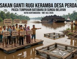 Warga Desa Perdana Desak Penyelesaian Ganti Rugi Keramba Pasca Dugaan Tumpahan Batubara di Sungai Belayan