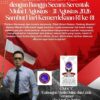 GMOCT: Kibarkan Merah Putih Serentak, Semangat Kemerdekaan, Nyala Wartawan Tak Boleh Padam