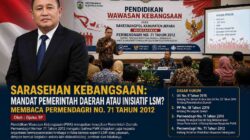 Sarasehan Kebangsaan: Mandat Pemerintah Daerah atau Inisiatif LSM? Membaca Permendagri Nomor 71 Tahun 2012