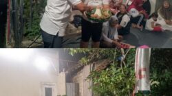 Potong Tumpeng, Malam Tirakatan HUT RI Ke 81 di Kapling Blok A Growong Lor