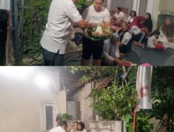 Potong Tumpeng, Malam Tirakatan HUT RI Ke 81 di Kapling Blok A Growong Lor