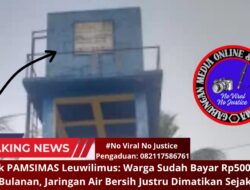 Proyek PAMSIMAS Leuwilimus: Warga Sudah Bayar Rp 500.000 & Iuran Bulanan, Jaringan Air Bersih Justru Dimatikan Sejak Lama