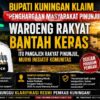 Bupati Kuningan Klaim “Penghargaan Masyarakat Pinunjul”, Waroeng Rakyat Bantah Keras — Itu Pangajen Rakyat Pinunjul, Murni Inisiatif Komunitas