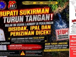 Bupati Sukirman Turun Tangan: Pekan Depan Usaha Laundry di Pekalongan Disidak, IPAL & Perizinan Dicek Menyeluruh