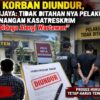 Saksi Korban Diundur, Penyidik Wijaya: Tidak Ditahan nya Pelaku Kewenangan Kasatreskrim untuk Menjawab, “Diduga Alergi Wartawan”