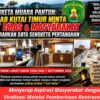 Sengketa Muara Pantun: Pemkab Kutai Timur Minta PT EMAS & Masyarakat Serahkan Data Sengketa Pertanahan